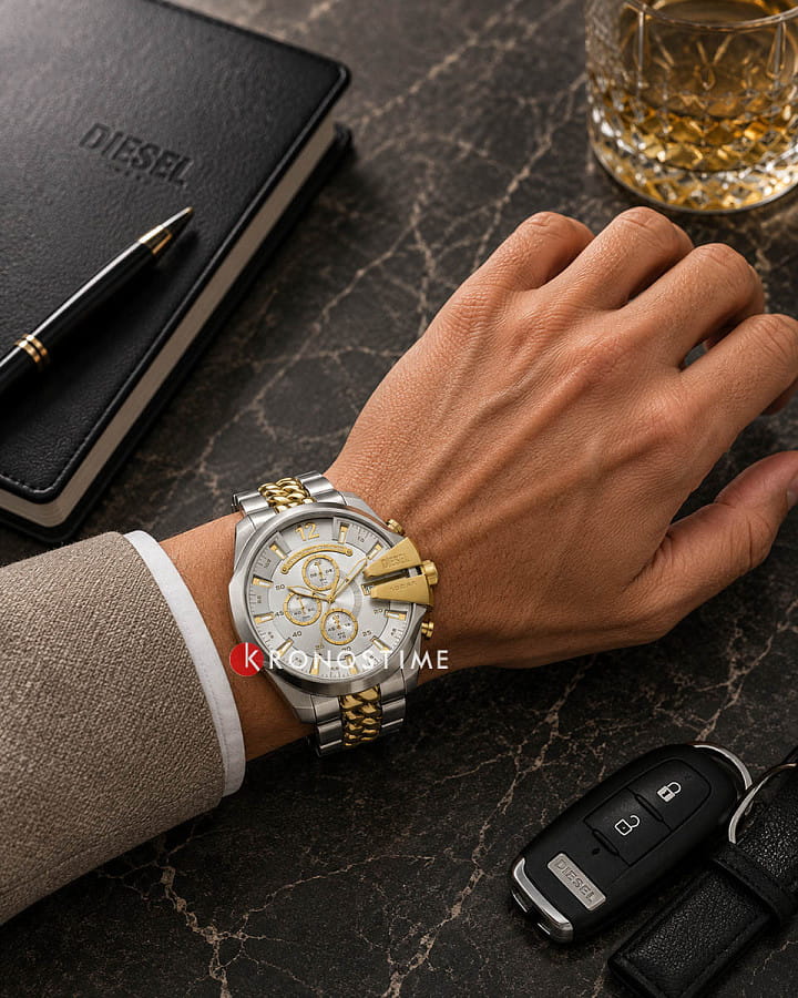 Часы Diesel Spiked DZ4672 — кварцевые, Италия, мужские