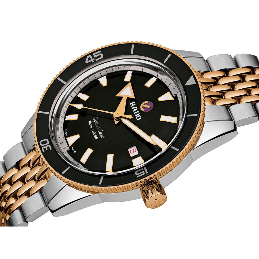 Часы Rado Captain Cook Automatic R32137153 — механические, металл сталь