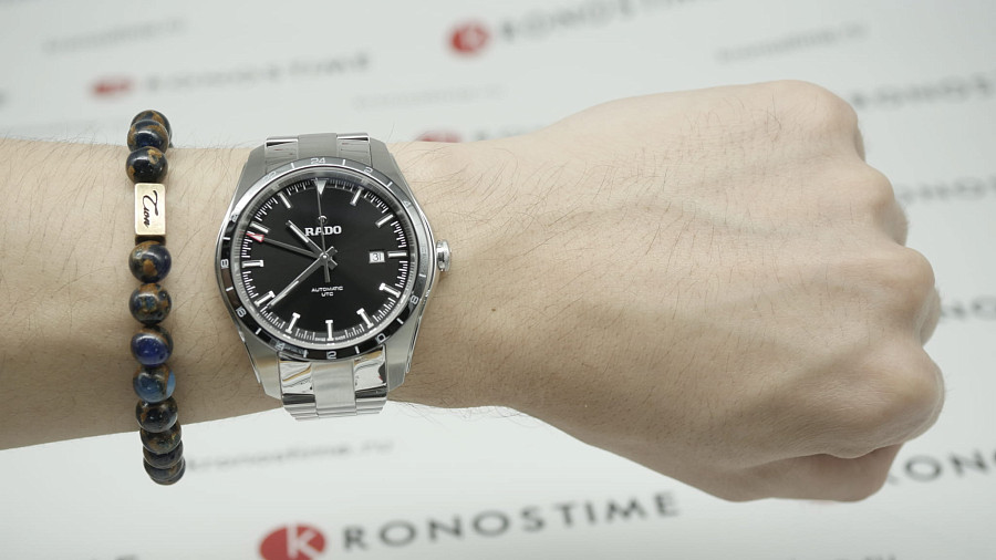 Часы Rado Hyperchrome Automatic UTC R32050153 — мужские, серебристый
