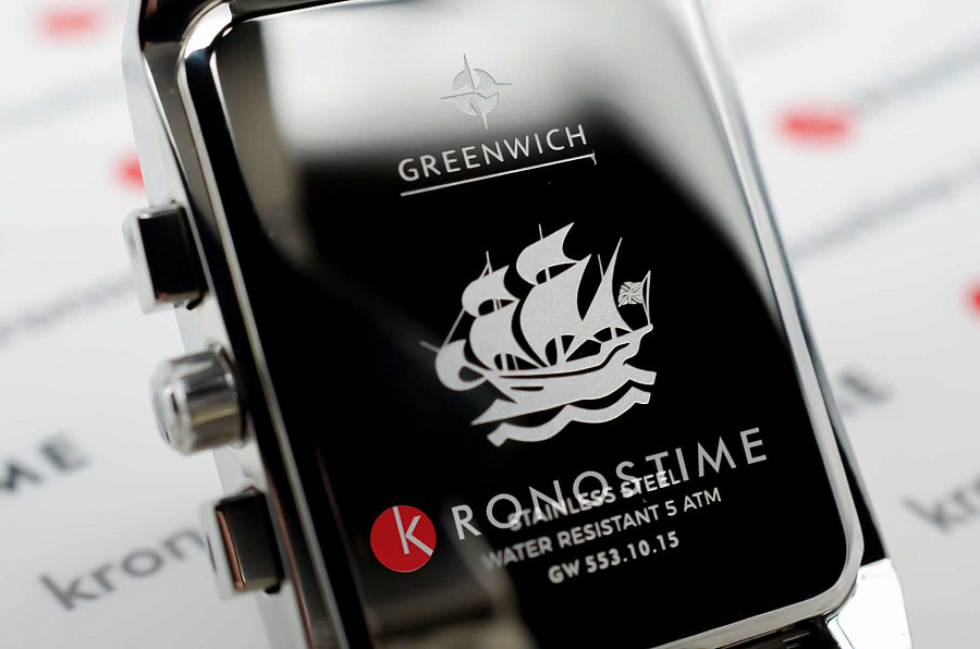 Часы Greenwich Galeon Chrono GW 553.10.15 — мужские, нержавеющая сталь