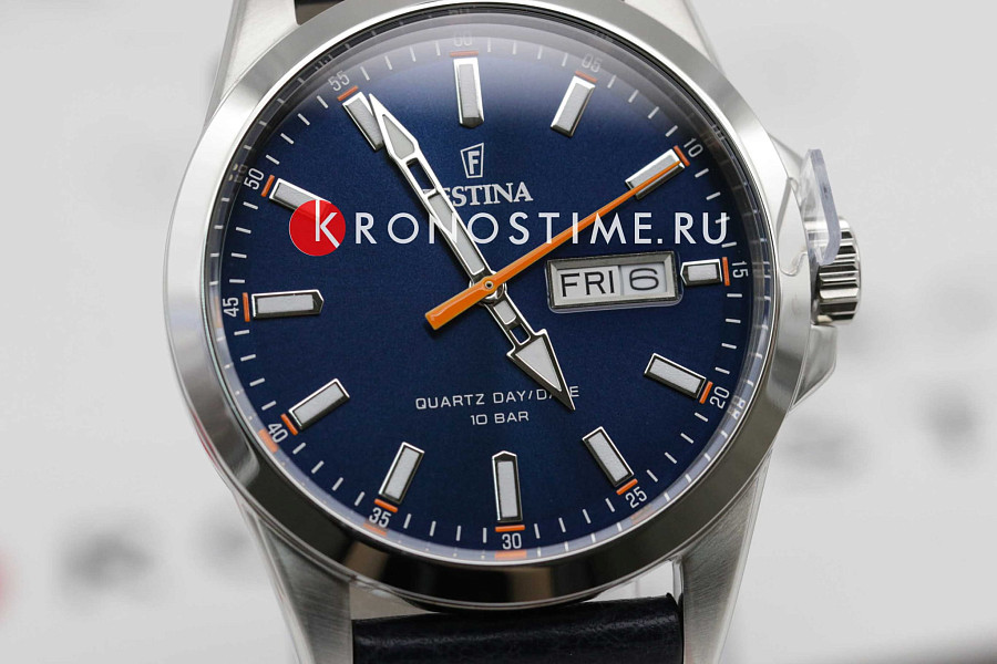 Часы Festina Classics F20358/3 — кварцевые, металл сталь
