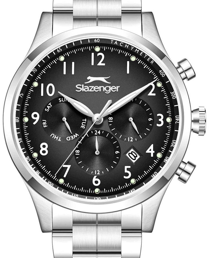Часы Slazenger SL.09.2598.2.350 — мужские, нержавеющая сталь