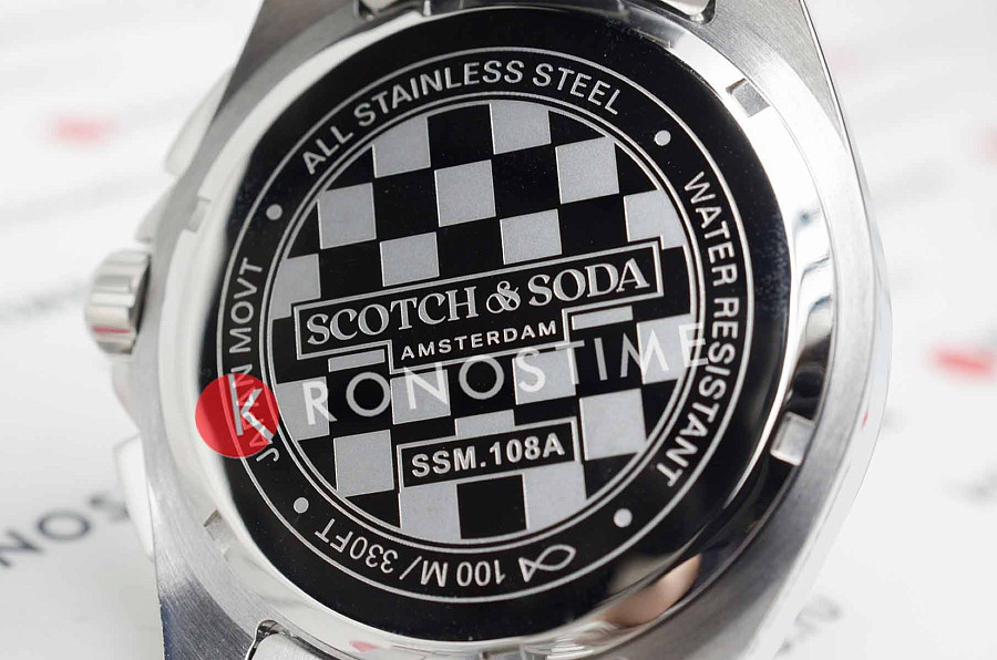 Часы Scotch&Soda SSM.108A — мужские, нержавеющая сталь