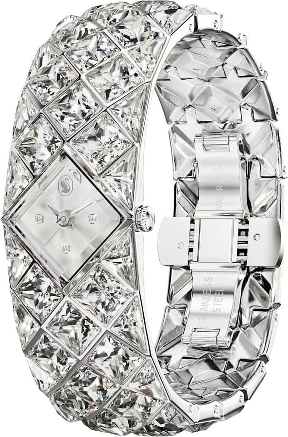 Часы Swarovski Curiosa Bangle 5724515 — кварцевые, сталь металл