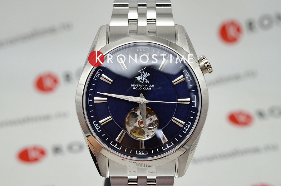 Часы Beverly Hills Polo Club BP3816X.390 — синий, металл сталь
