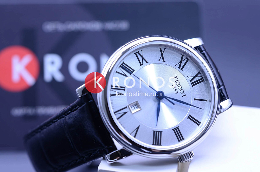 Часы Tissot Carson Premium Lady T122.210.16.033.00 — кожаный, женские