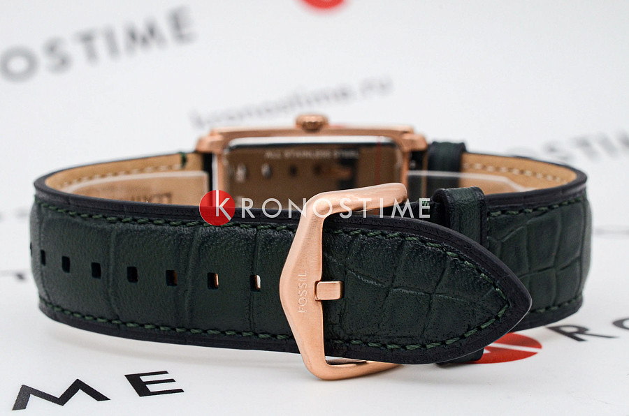 Часы Fossil Carraway FS6077 — кожаный, мужские