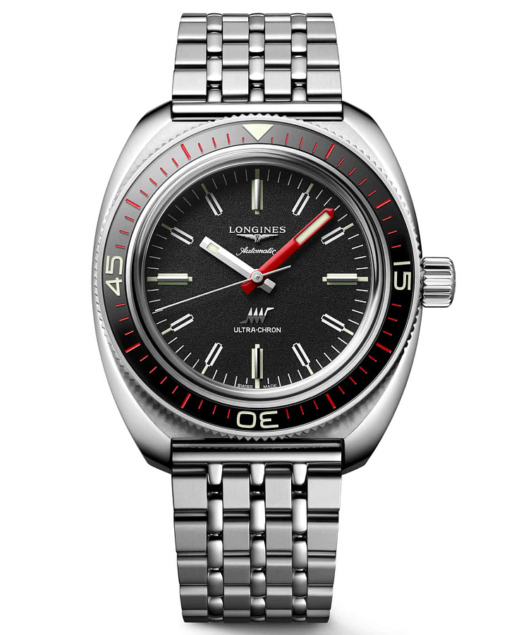 Часы Longines Ultra‑Chron L2.836.4.52.6 — мужские, черный