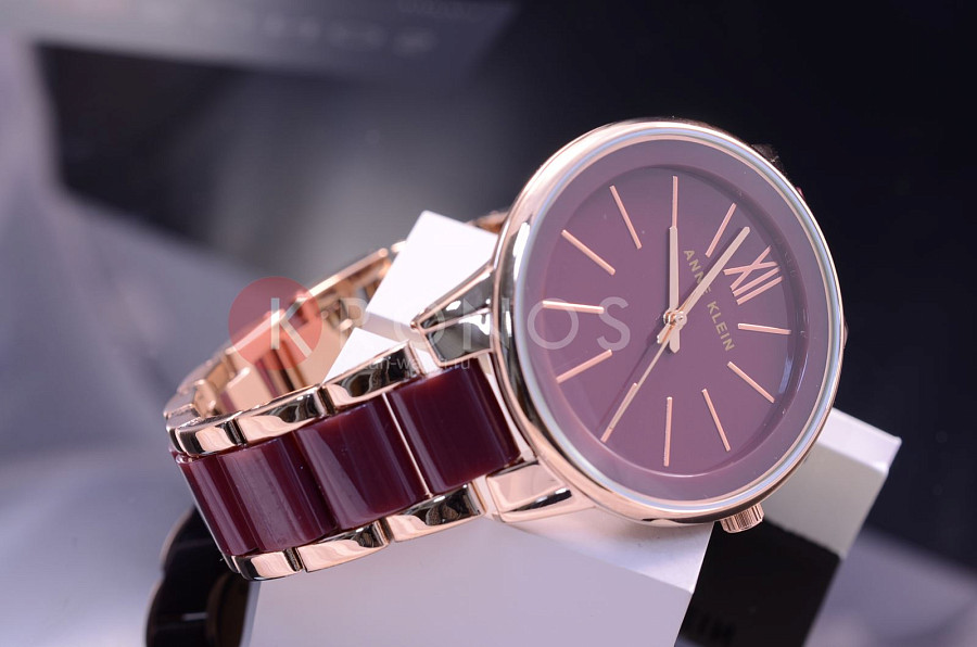 Часы Anne Klein Classic 1412BYRG — кварцевые, сталь металл