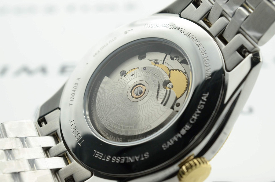Часы Tissot Ballade Powermatic 80 COSC T108.408.22.037.00 — мужские, двухцветный