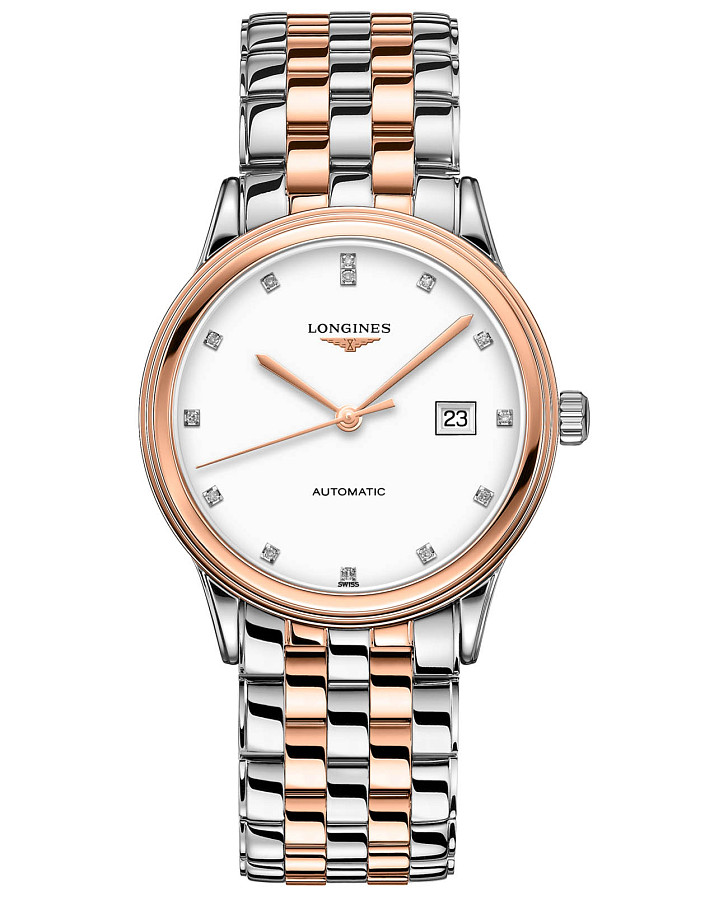 Часы Longines Flagship L4.984.3.99.7 — женские, белый