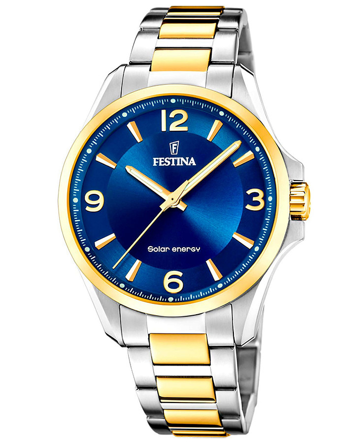 Часы Festina Solar F20657/4 — мужские, синий