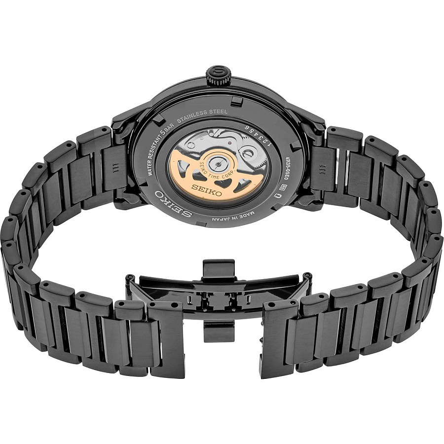 Часы Seiko Presage Cocktail Time SRPJ15J1 — черный, механические