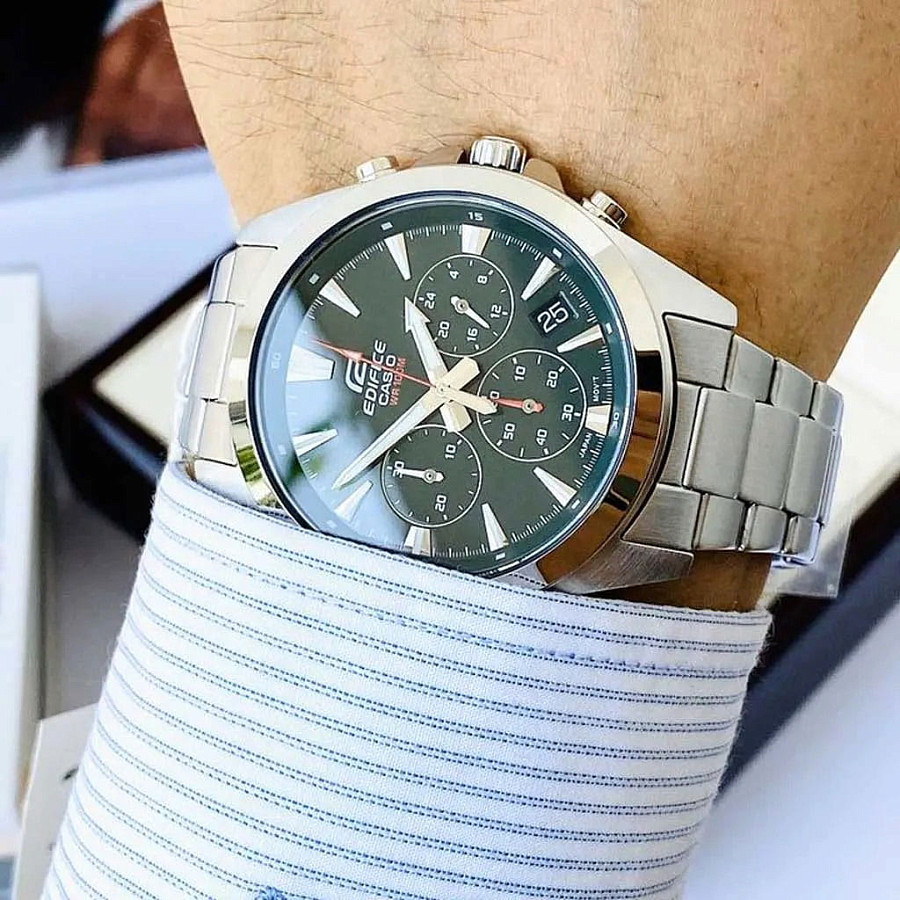 Часы Casio Edifice EFV-630D-3AVUDF (EFV-630D-3A) — кварцевые, сталь металл