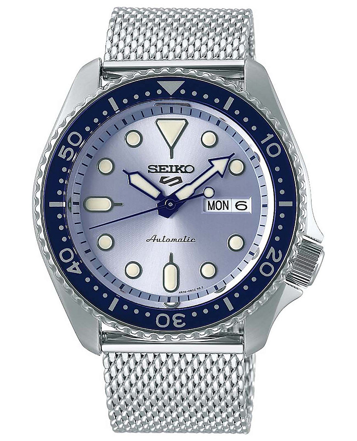 Часы Seiko 5 Sports SRPE77K1 — мужские, голубой
