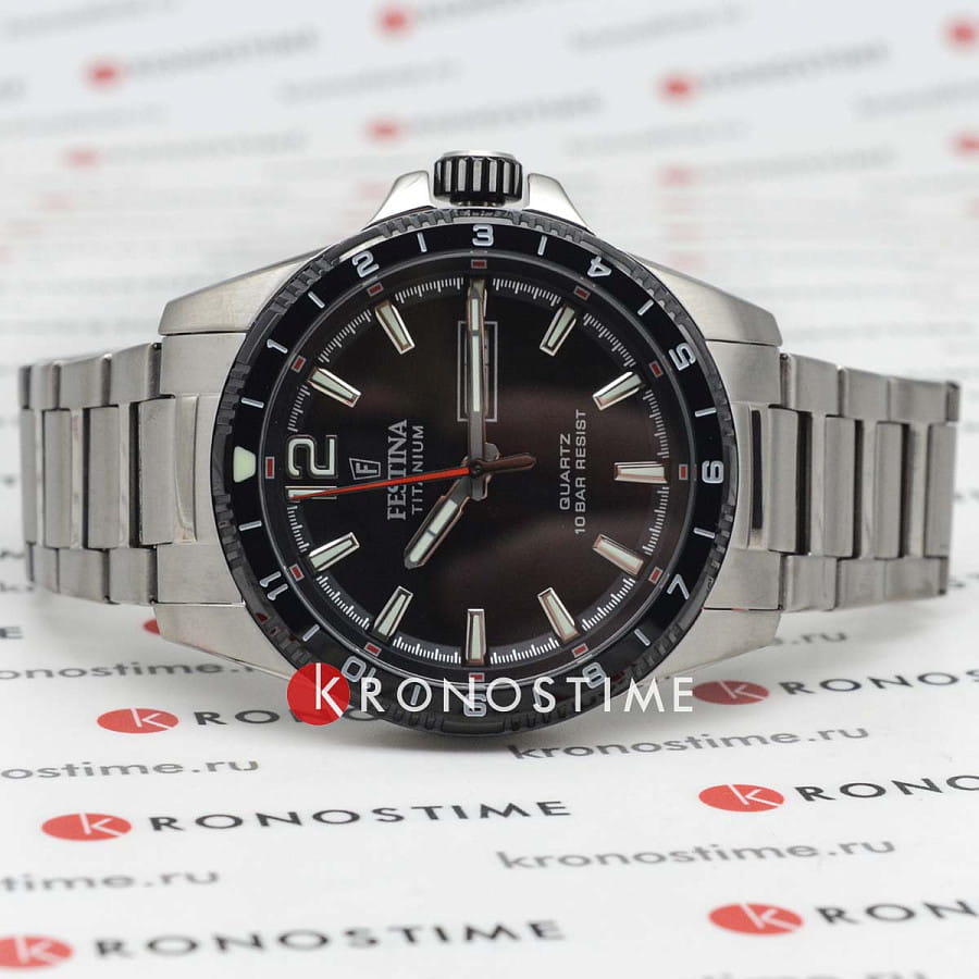 Часы Festina Titanium F20698/4 — титановый, мужские