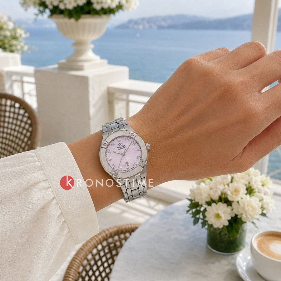 Часы Jaguar Diplomatic Quartz Lady J1016/5 — кварцевые, металл сталь