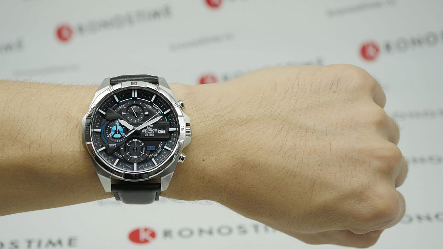 Часы Casio Edifice EFR-556L-1A — черный, кварцевые