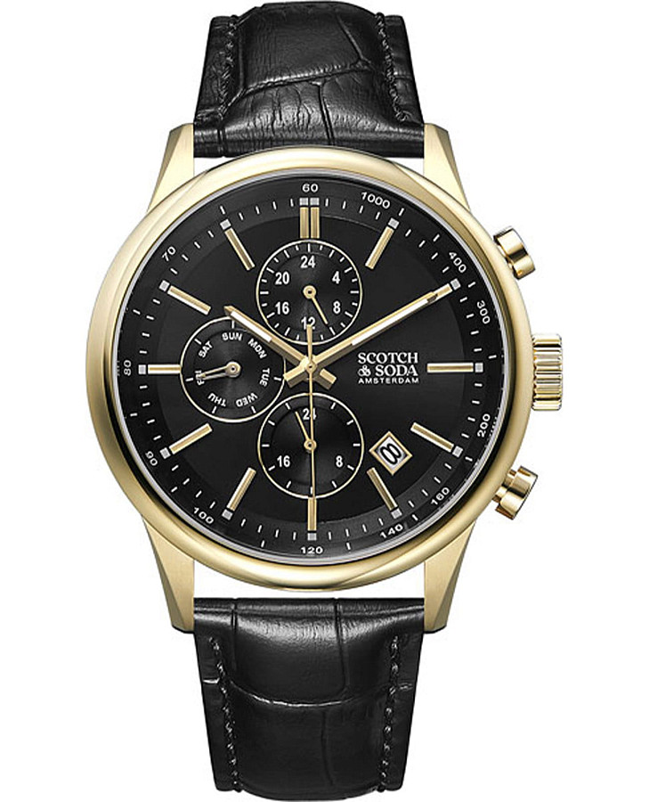 Часы Scotch&Soda SSM.116D — мужские, черный