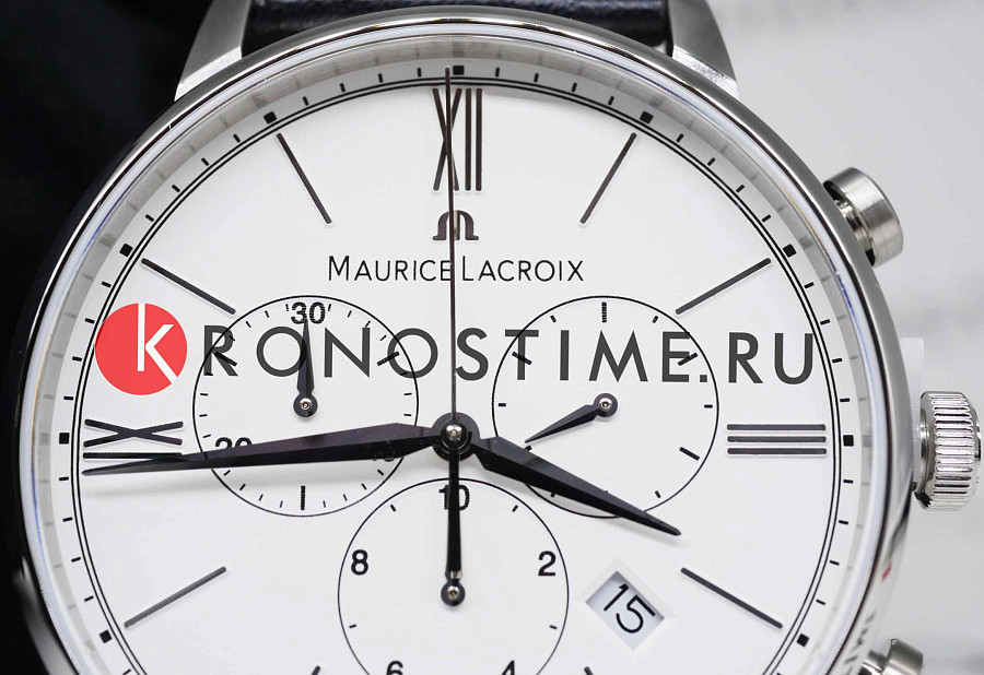 Часы Maurice Lacroix Eliros Chronograph EL1098-SS001-110-2 — кожаный, мужские