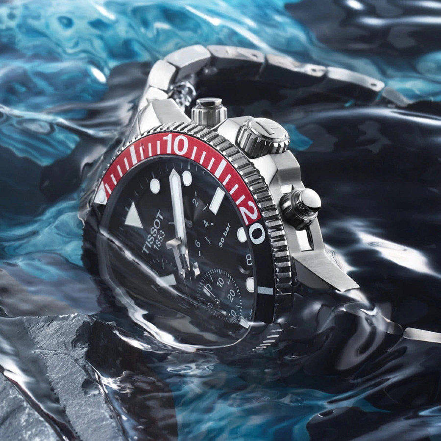 Часы Tissot Seastar 1000 Chronograph T120.417.11.051.01 — Швейцария, кварцевые
