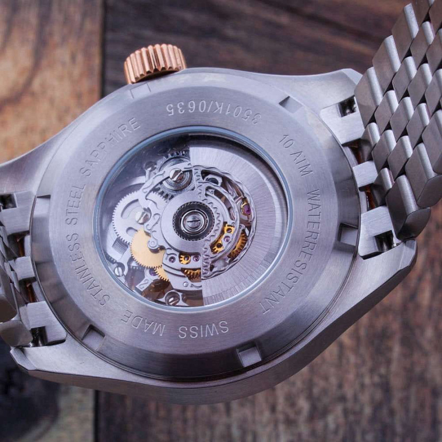 Часы Epos Passion 3501.135.34.18.44 — нержавеющая сталь с pvd-покрытием, мужские