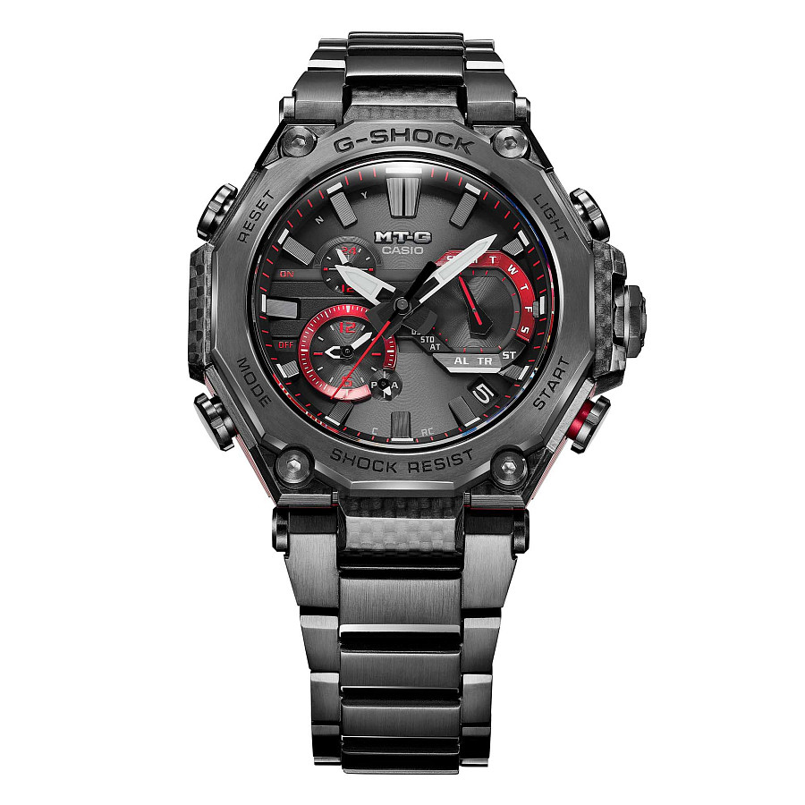 Часы Casio G-Shock Premium MTG-B2000YBD-1A — электронные, сталь металл