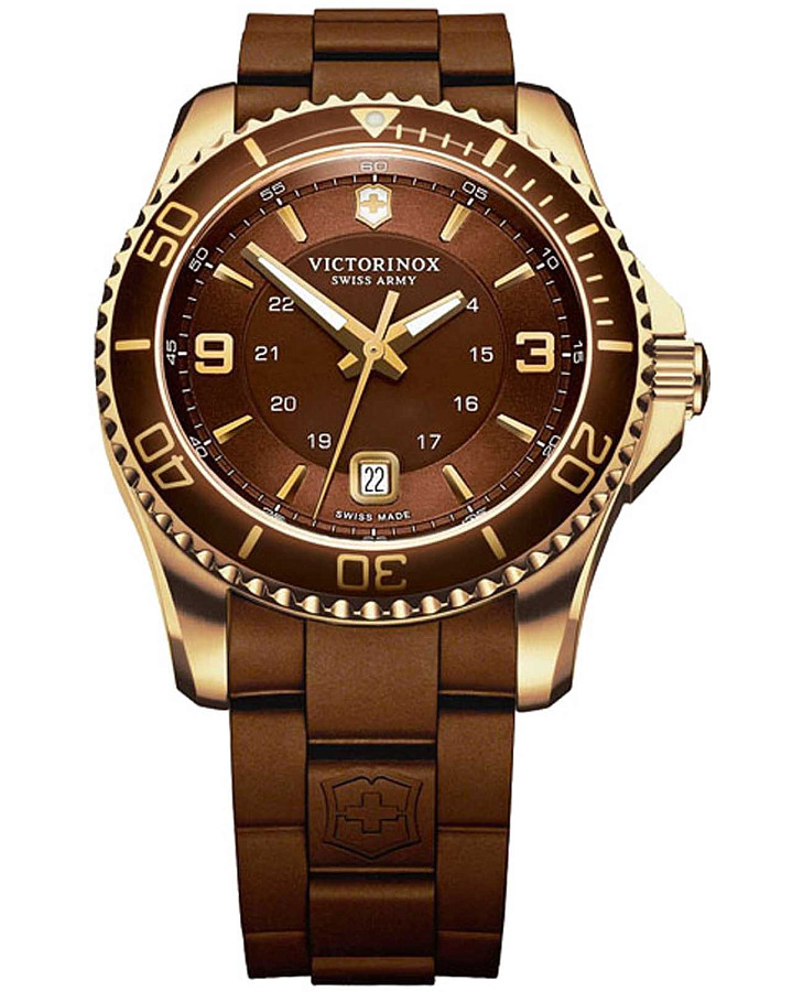 Часы Victorinox Maverick 241608 — мужские, коричневый