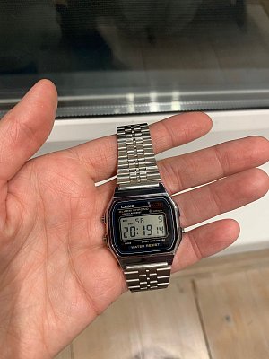 Фото покупателя: Японские наручные часы Casio Vintage A-159WA-N1DF (A159WA-N1)