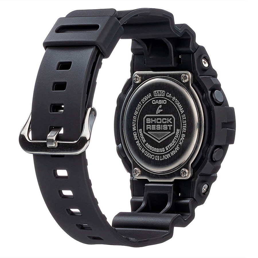 Часы Casio G-Shock GA-810MMA-1A — пластик, мужские