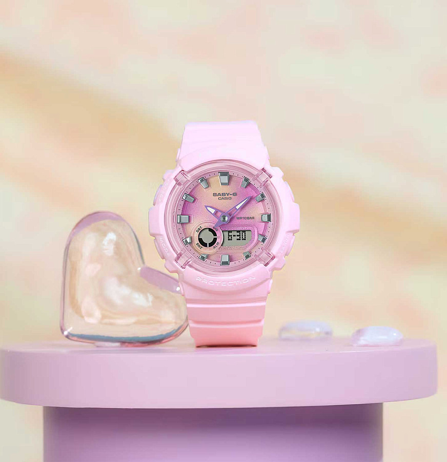 Часы Casio Baby-G BGA-280TD-4A — кварцевые, пластик