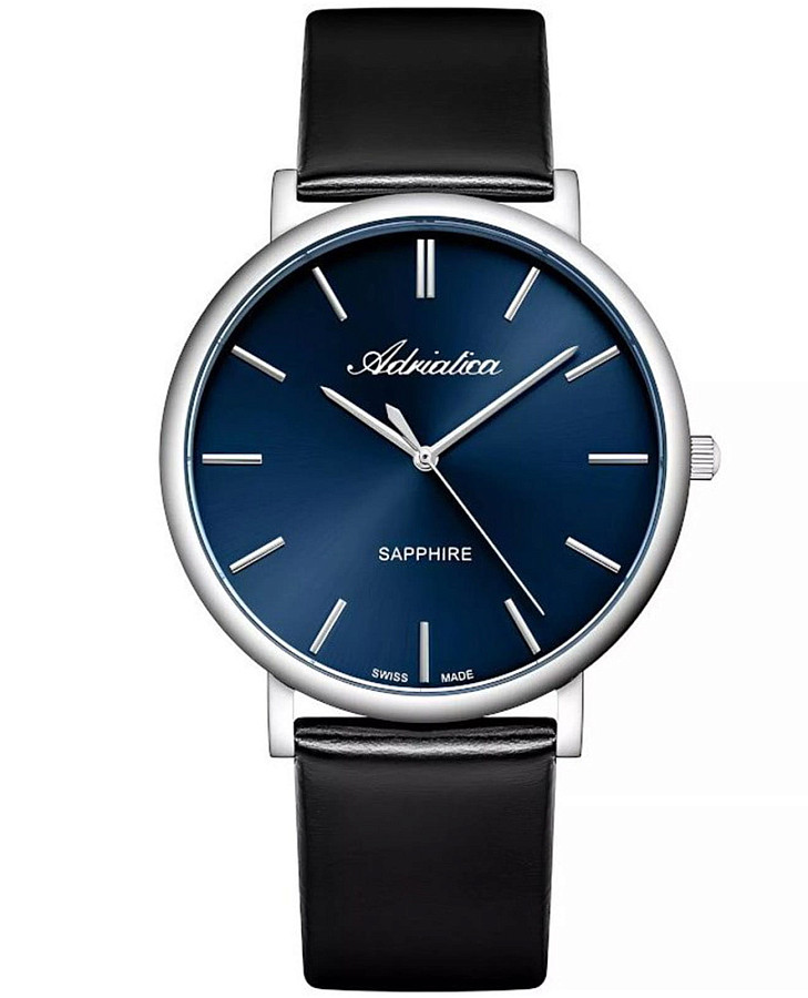 Часы Adriatica A8338.5215Q — мужские, синий