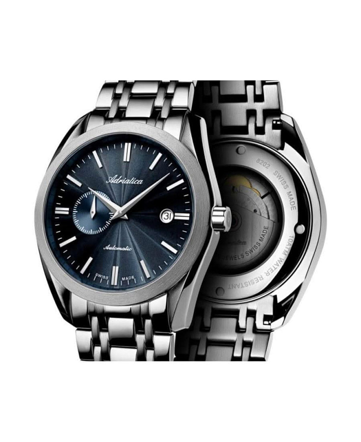 Часы Adriatica Automatic A8202.5115SA — сталь металл, Швейцария