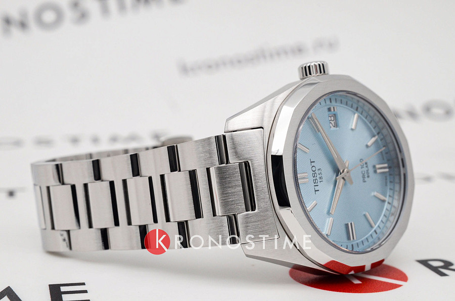 Часы Tissot PRC 100 Solar Quartz 34mm T151.822.11.351.00 — металл сталь, Швейцария