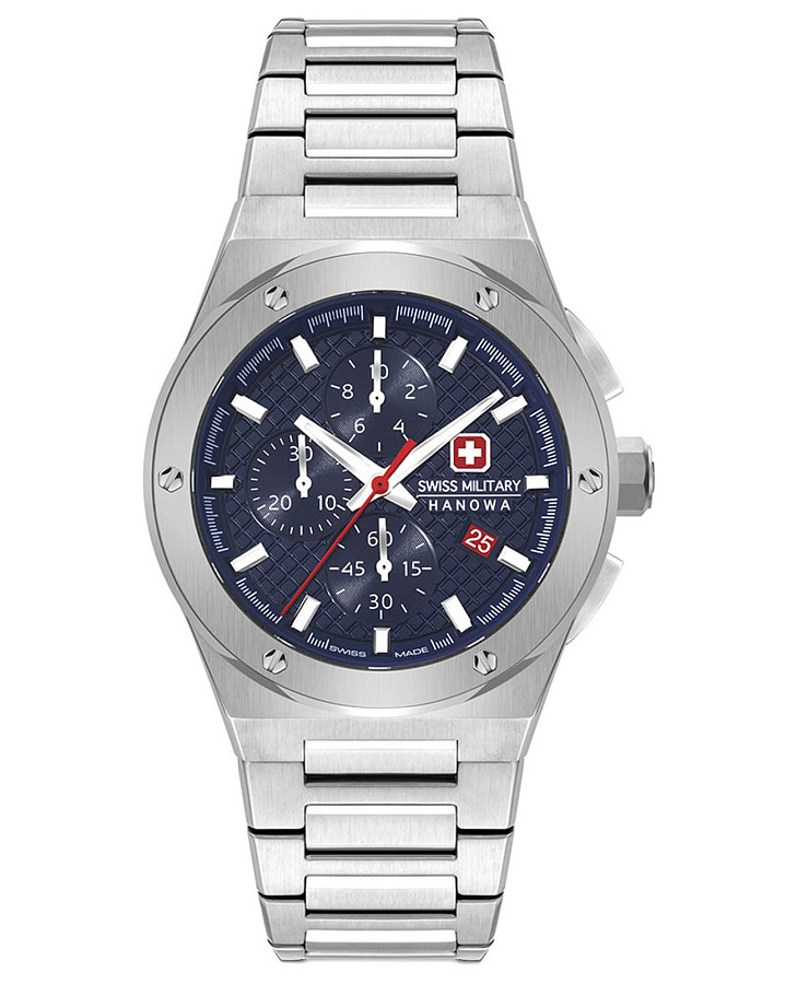 Часы Swiss Military Hanowa Aerograph SMWGI2101702 — мужские, синий