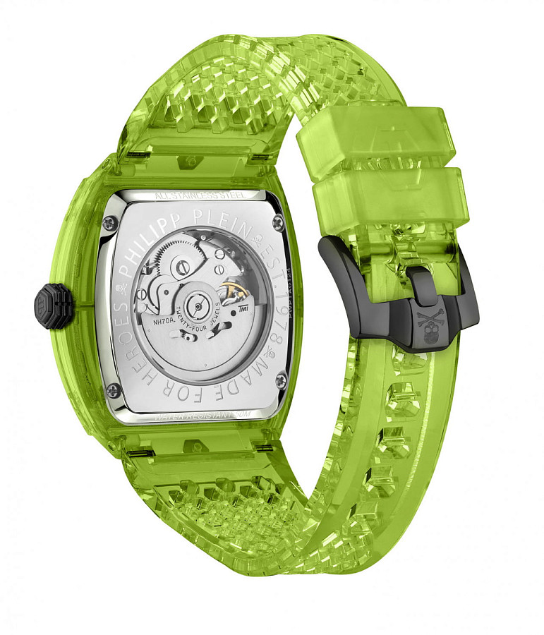 Часы Philipp Plein $keleton Crystal PWPTA0124 — термополиуретан, мужские