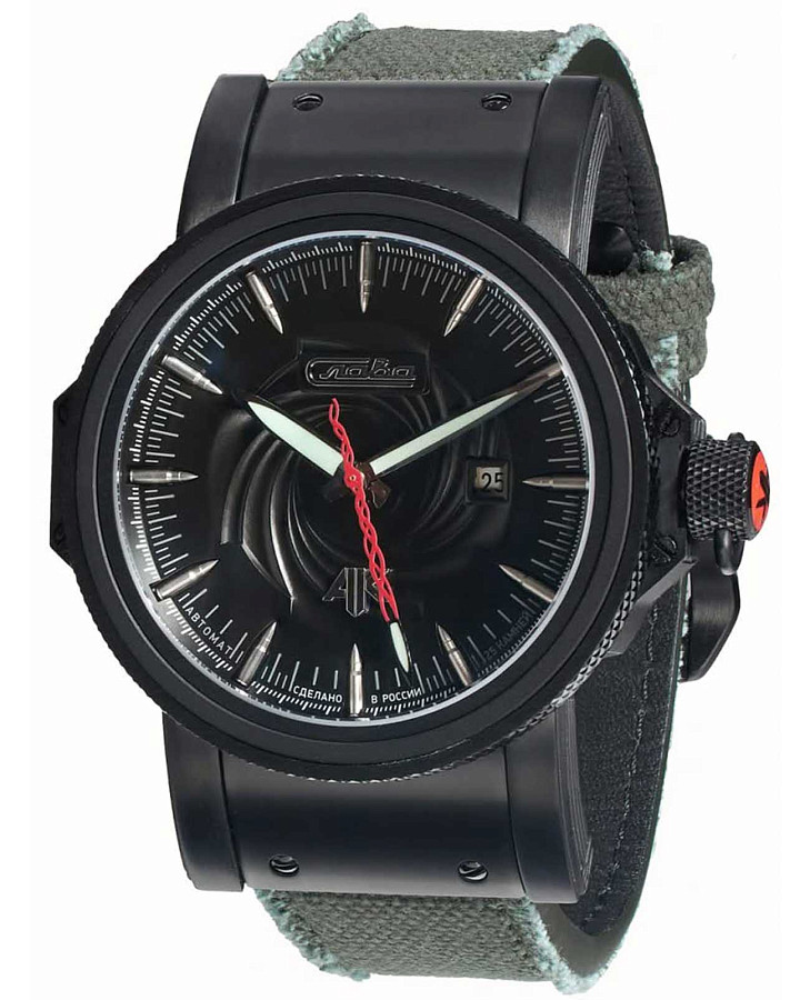 Часы Слава АК 9696766/300-2416 — мужские, черный