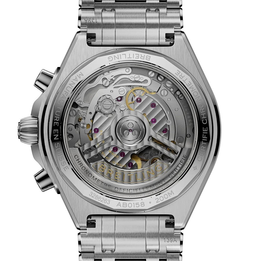 Часы Breitling Chronomat B01 Chronograph 42 AB0158101C1A1 — нержавеющая сталь, мужские
