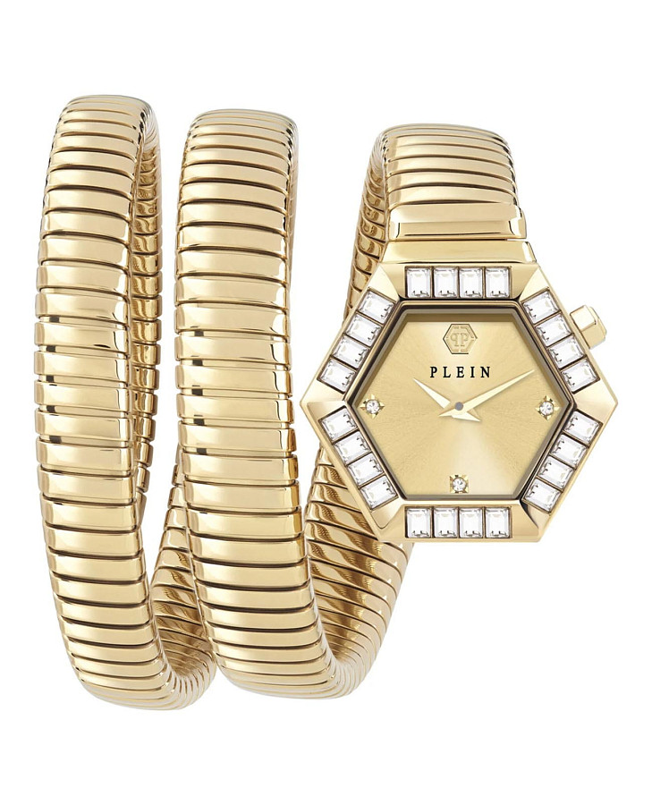 Часы Philipp Plein Snake Hexagon PWZAA1025 — женские, золотистый