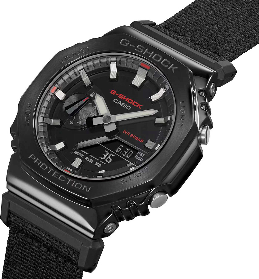 Часы Casio G-Shock GM-2100CB-1ADR (GM-2100CB-1A) — тканевый, мужские