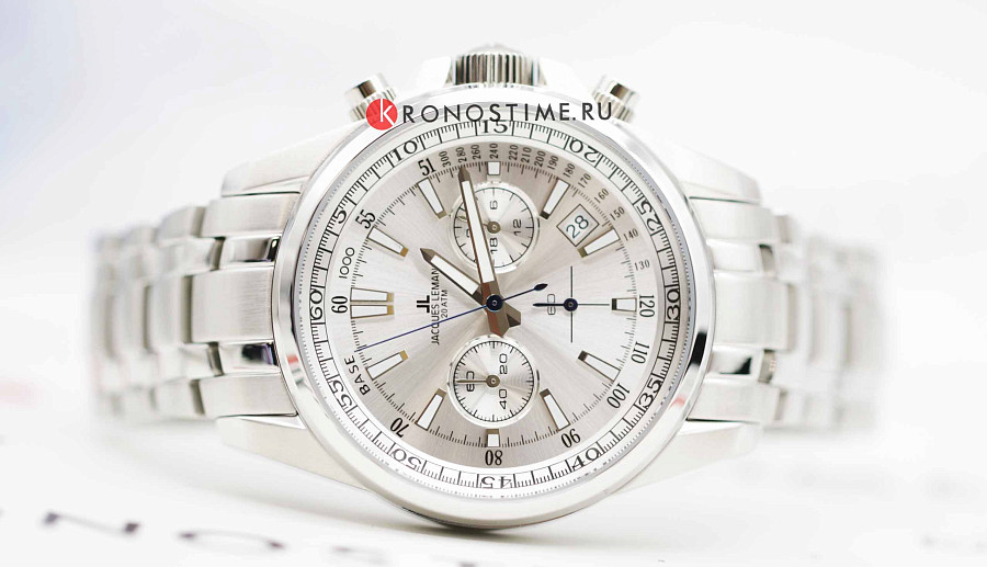 Часы Jacques Lemans Sport 1-2117J — серебристый, металл сталь