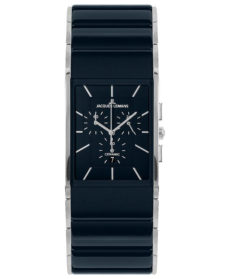 Часы Jacques Lemans High Tech Ceramic 1-1941F — мужские, синий