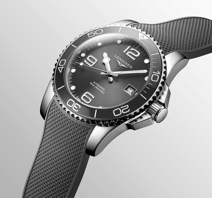 Часы Longines HydroConquest L3.781.4.76.9 — каучук, мужские