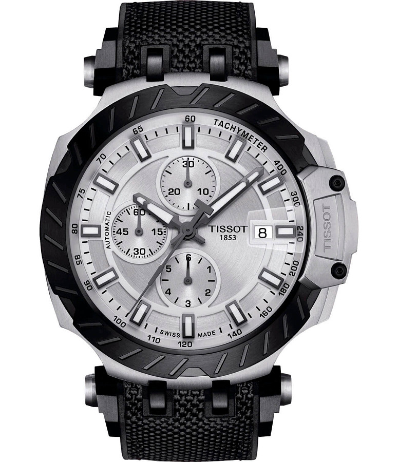 Часы Tissot T-Race Automatic Chronograph T115.427.27.031.00 — мужские, серебристый