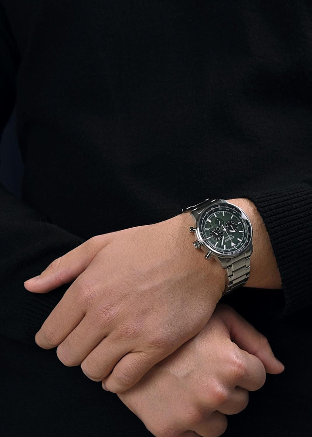 Часы Citizen Eco-Drive CA4500-91X — кварцевые, сталь металл