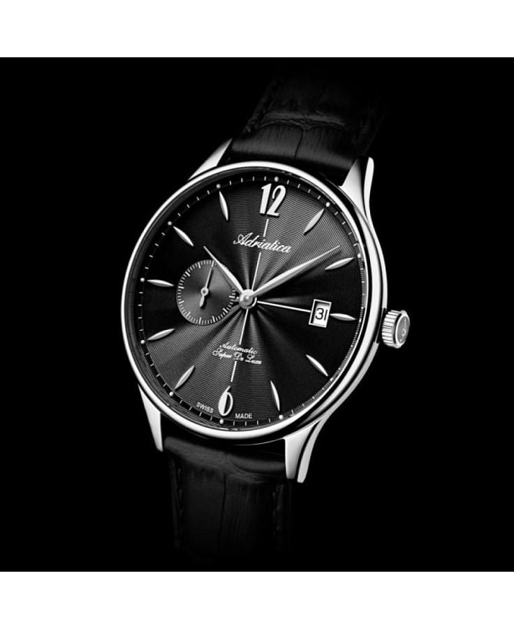 Часы Adriatica A1230.5254A — кожаный, мужские