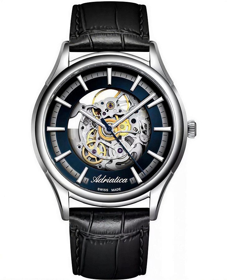 Часы Adriatica A8328.5215SA — мужские, синий