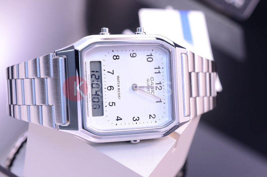 Часы Casio Vintage AQ-230A-7B — пластик, Япония