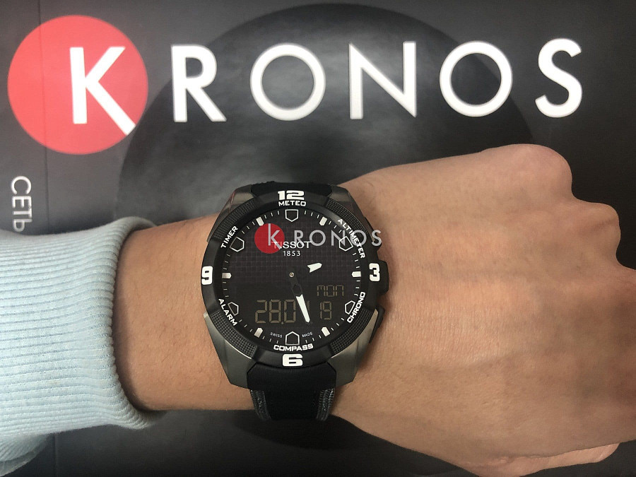 Часы Tissot T-Touch Expert Solar T091.420.46.051.01 — кварцевые, Швейцария, мужские