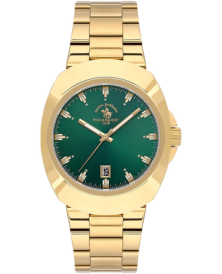 Часы Santa Barbara Polo & Racquet Club Legend SB.1.10600-4 — мужские, зеленый